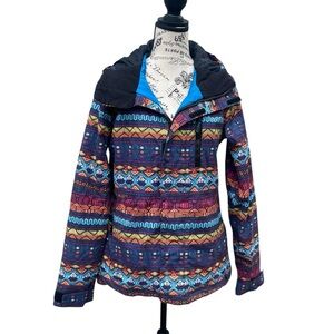 Burton Women’s Horizon Mountain Dew Jacket, Size M, Hooded, EUC